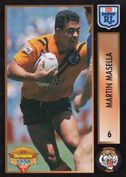 1994 Dynamic Rugby League Series 1 #6 Martin Masella Front